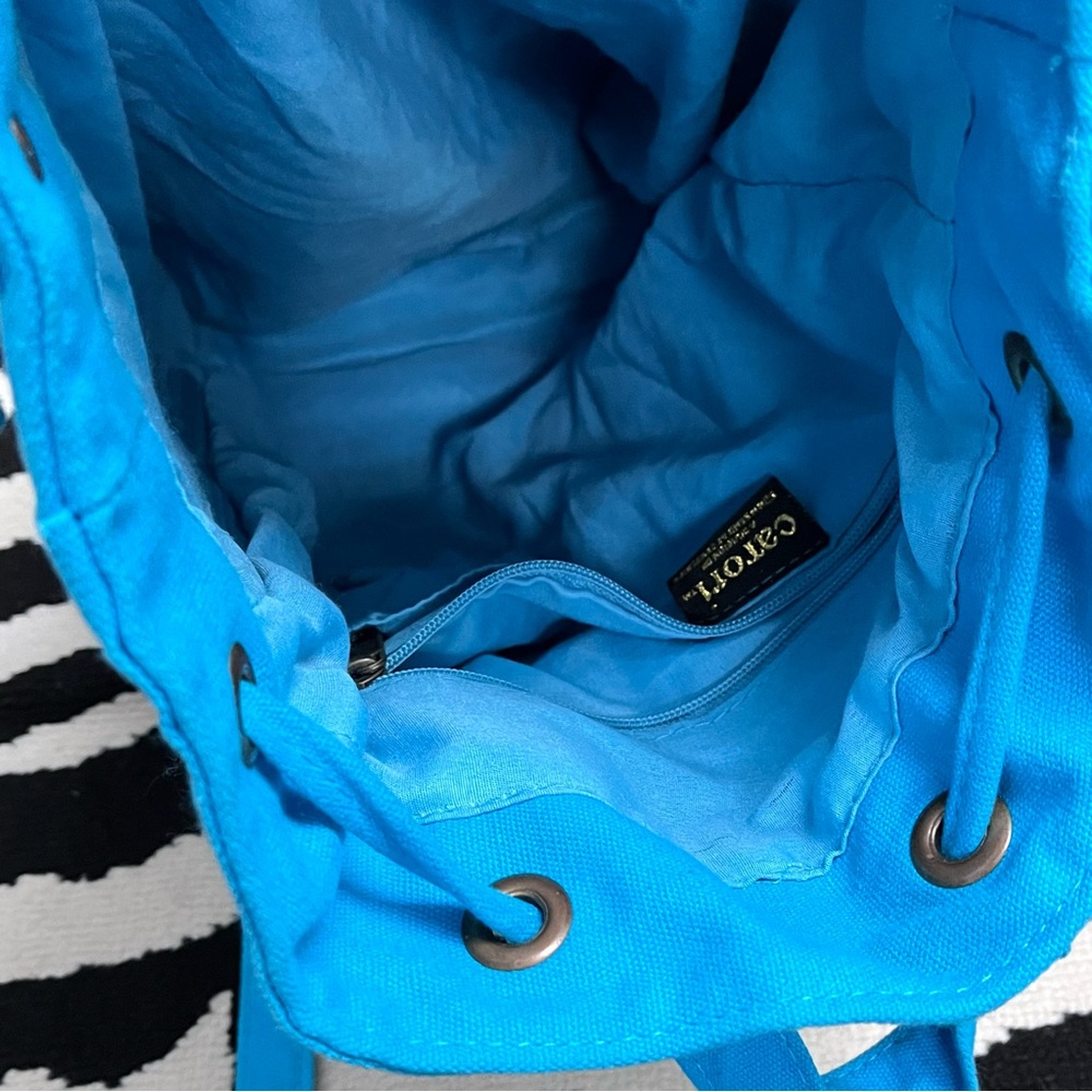 Catori Boho Southwestern Print Oversized Blanket Bucket Bag Backpack - Picture 12 of 14